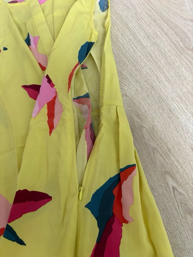 Vestido Bimba y Lola Amarillo Estampado