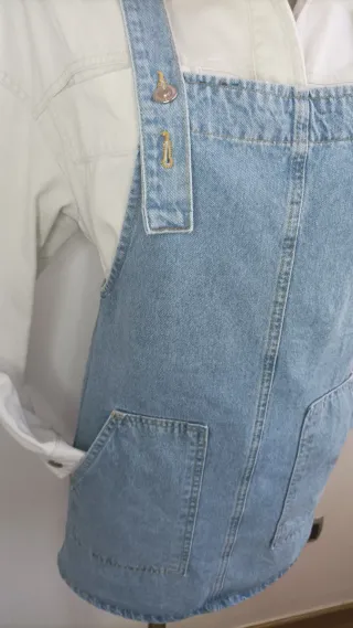 Vestido Peto Vaquero Mujer Talla- S