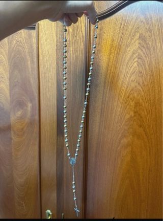 Rosario de oro y plata
