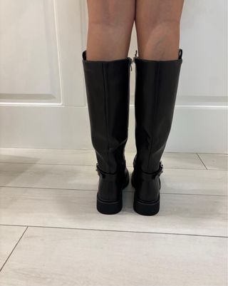 Stivali donna neri con zip tg 40 nuovo