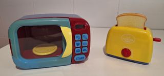 Microondas y Tostador Infantil Juguete