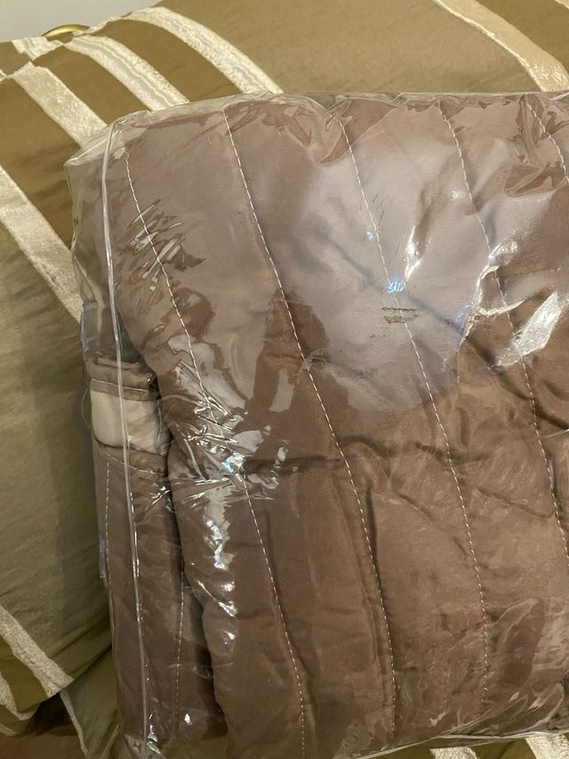 Copridivano tortora 2 posti trapuntato