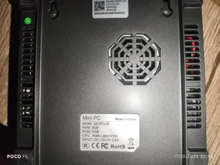 Mini PC N100 3.4Ghz 8GB RAM 128GB SSD+128Gb m2