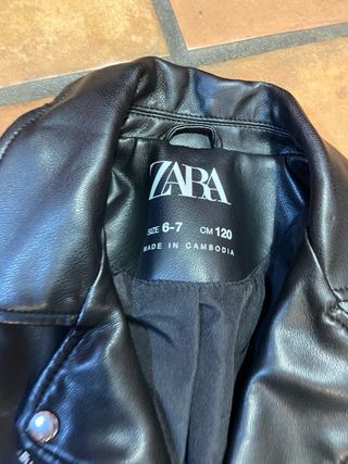 Giacca da motociclista da ragazza Zara 6/7