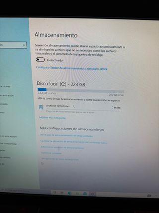 PC sobremesa 240GB SSD con monitor, raton y teclad