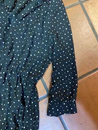 Abito chemisier a pois Zara taglia L