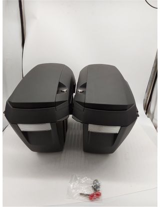SHAD D0B23100 Maletas Laterales Moto SH23, Negro, 