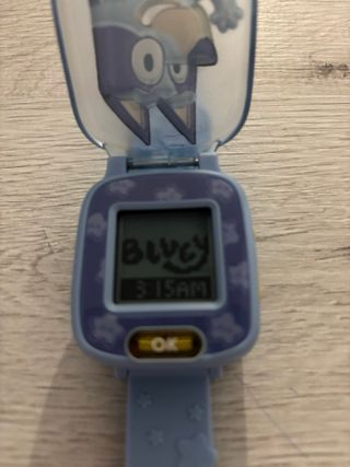 Reloj Bluey para niños y niñas.