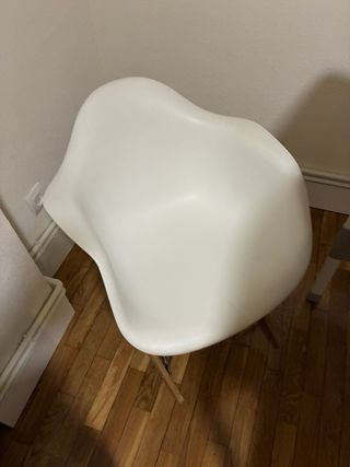 Silla Mecedora Blanca Diseño Moderno