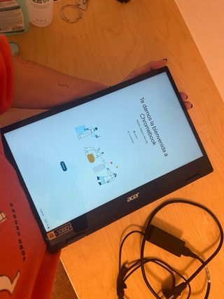 Chromebook Acer Táctil Negro