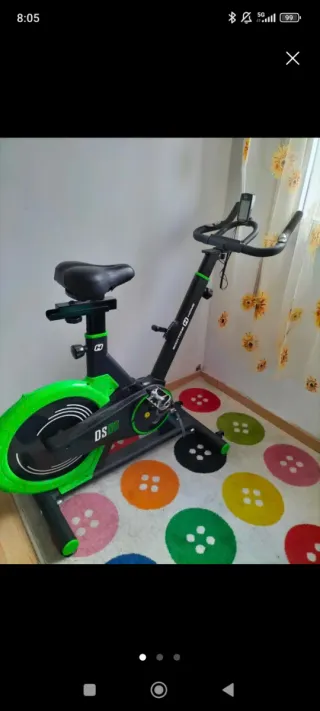 Bicicleta Spinning Homy DS05 Verde