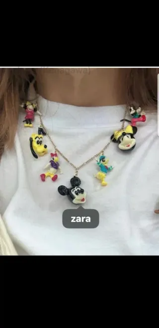 Collar Zara Charms Disney
