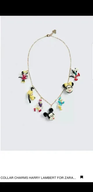 Collar Zara Charms Disney