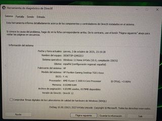 PC HP Negro y Verde