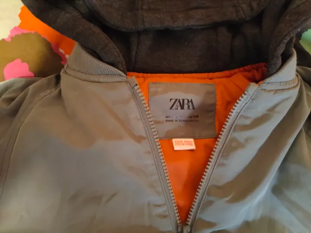 Cazadora niño Zara verde