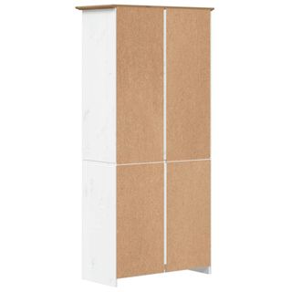 vidaXL libreria BODO 5 ripiani in legno massello di pino