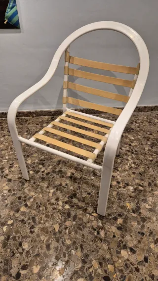 Sillas de terraza con cojines