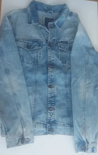 Cazadora Vaquera Pull&Bear Azul - Talla XL