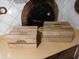 SCATOLE E BAULI NATALIZI IN LEGNO