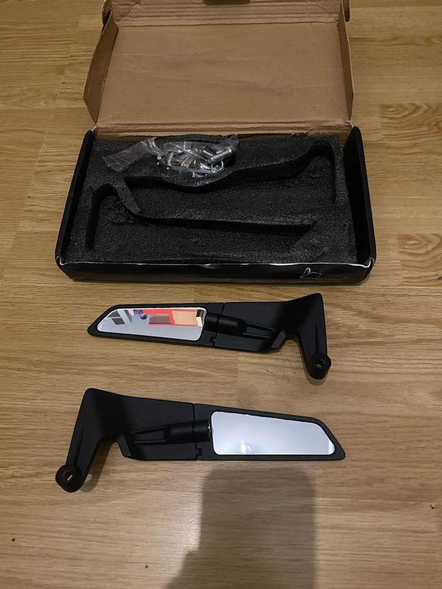 Espejos Moto Kawasaki Negros