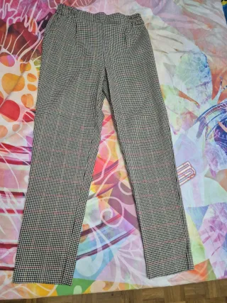 Pantalón cuadros vichy talla S