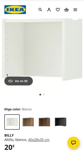 3 Altillos Librería Billy Ikea Blancos