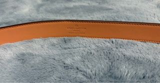 Cintura Louis Vuitton monogram marrone