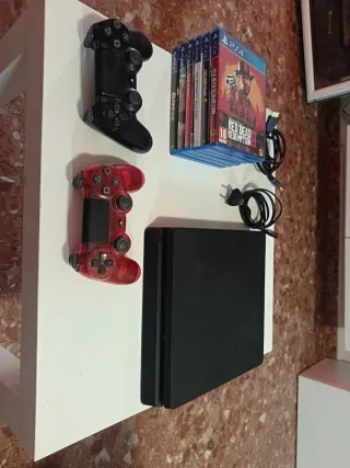 PS4 + 2 Mandos + 6 Juegos + HDMI