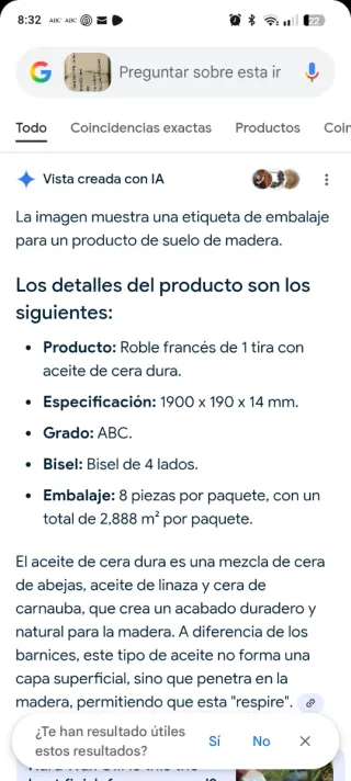 Parquet Roble Francés Cera