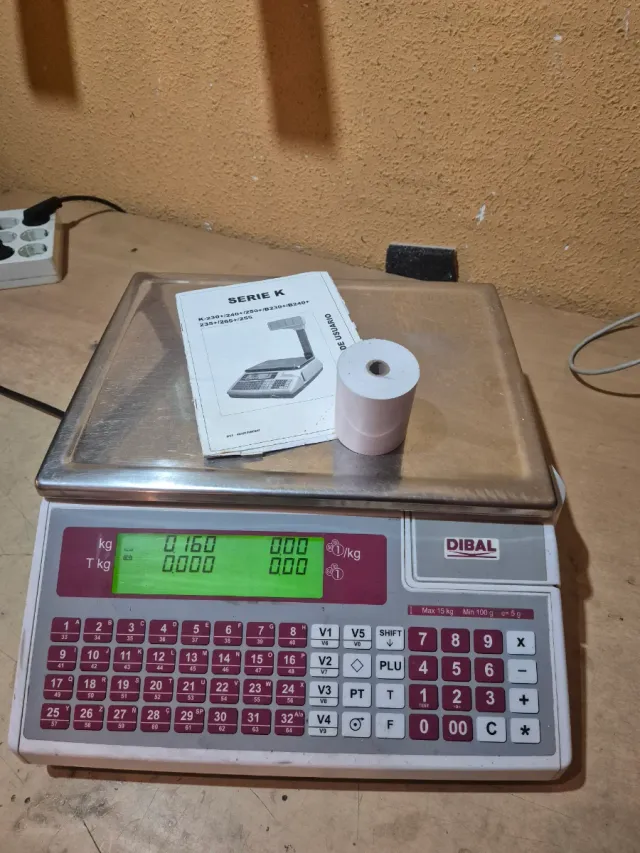 Balanza DIBAL K con ticket GARANTIA