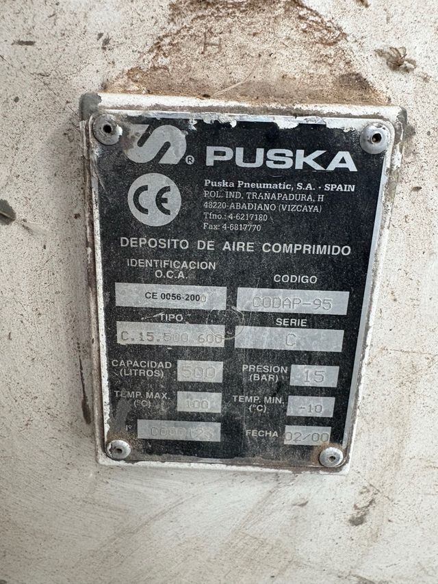 Compresor Puska 500L 7,5HP