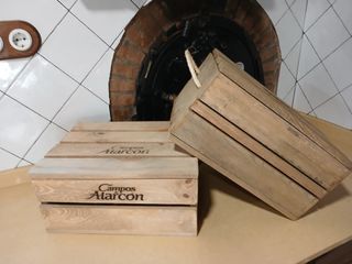 Bauli rustici in legno