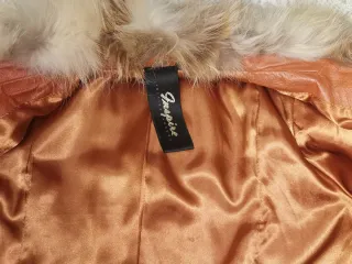 Cazadora Piel Cordero y Zorro Talla 38