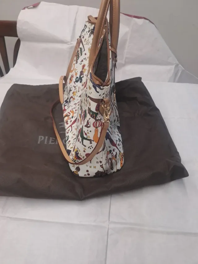 Borsa grande Piero Guidi multicolor