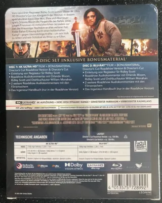 El Reino de los Cielos Steelbook 4K UHD + Blu-ray