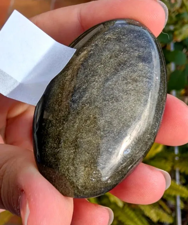 Ossidiana dorata lucida 6 cm Ossidiana dorata