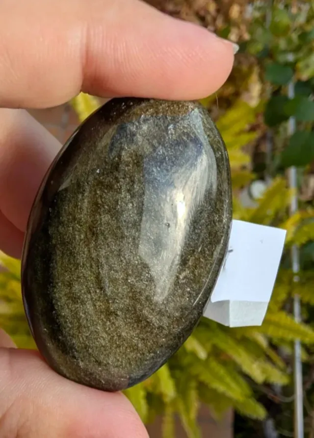 Ossidiana dorata lucida 6 cm Ossidiana dorata