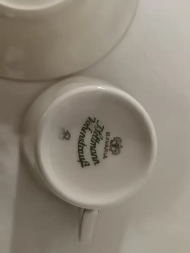 Servizio Caffè Porcellane oro e bianco