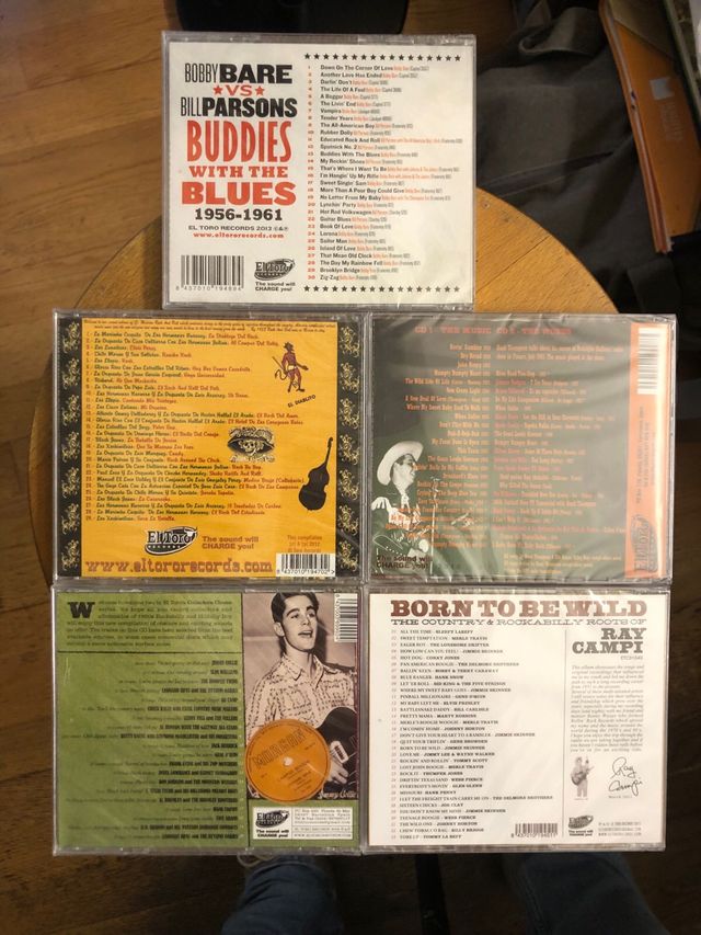 Lote 5 CDs Rockabilly Boogie Swing El Toro Records