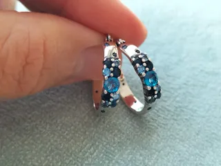 Pendientes aro plata de ley