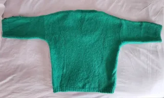 Jersey Morgan verde con botones joya