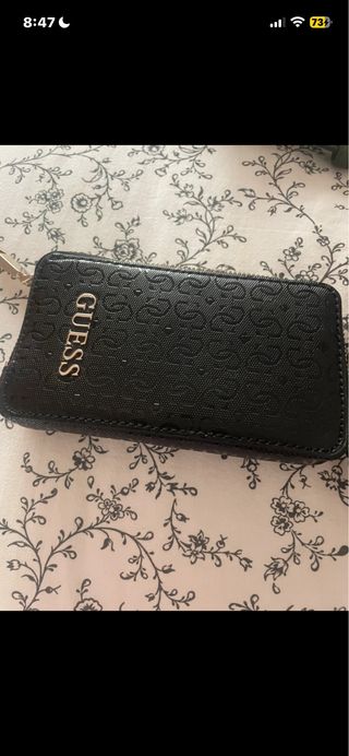 Cartera monedero Guess negra