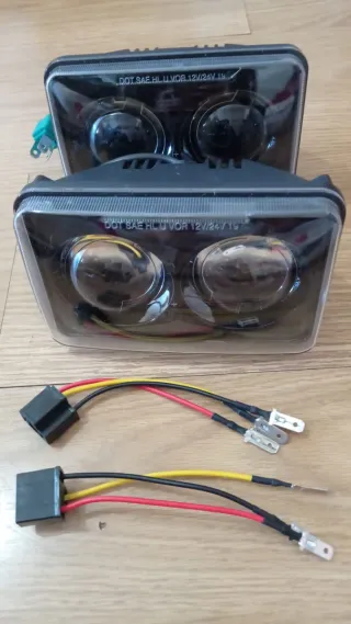 Faros Antiniebla Dobles Rectangulares