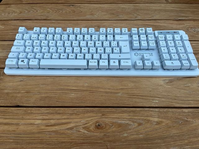 Teclado y Ratón Gaming Empire Gaming Blancos