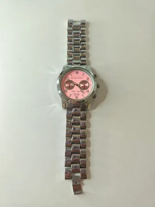 Reloj Michael Kors Rosa y Plateado