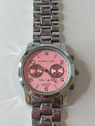 Reloj Michael Kors Rosa y Plateado