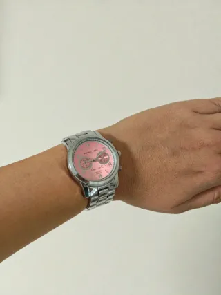 Reloj Michael Kors Rosa y Plateado