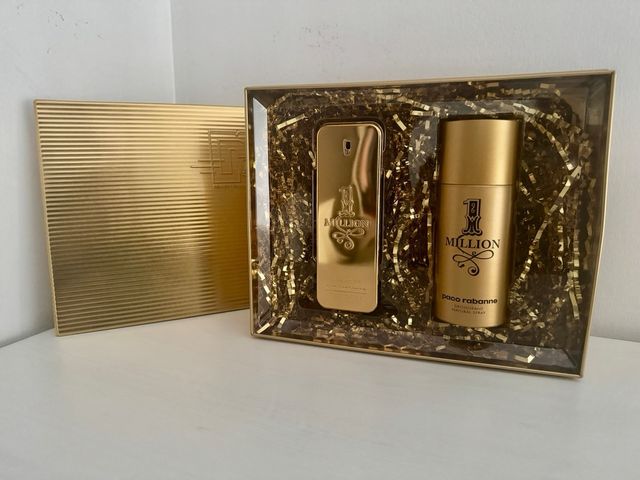 Cofre Perfume 1 Million Paco Rabanne Dorado 100 ml