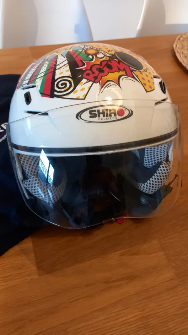 Casco Shiro Comic Jet Infantil