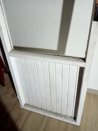 Puerta vintage con cristal